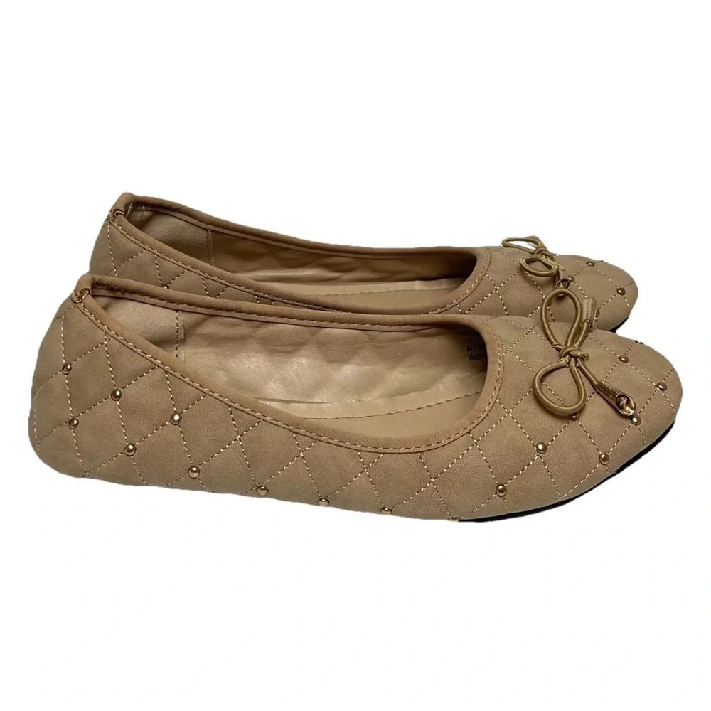 Seven7 Anya Jeweled Slip On Ballerina Flats Sz 9